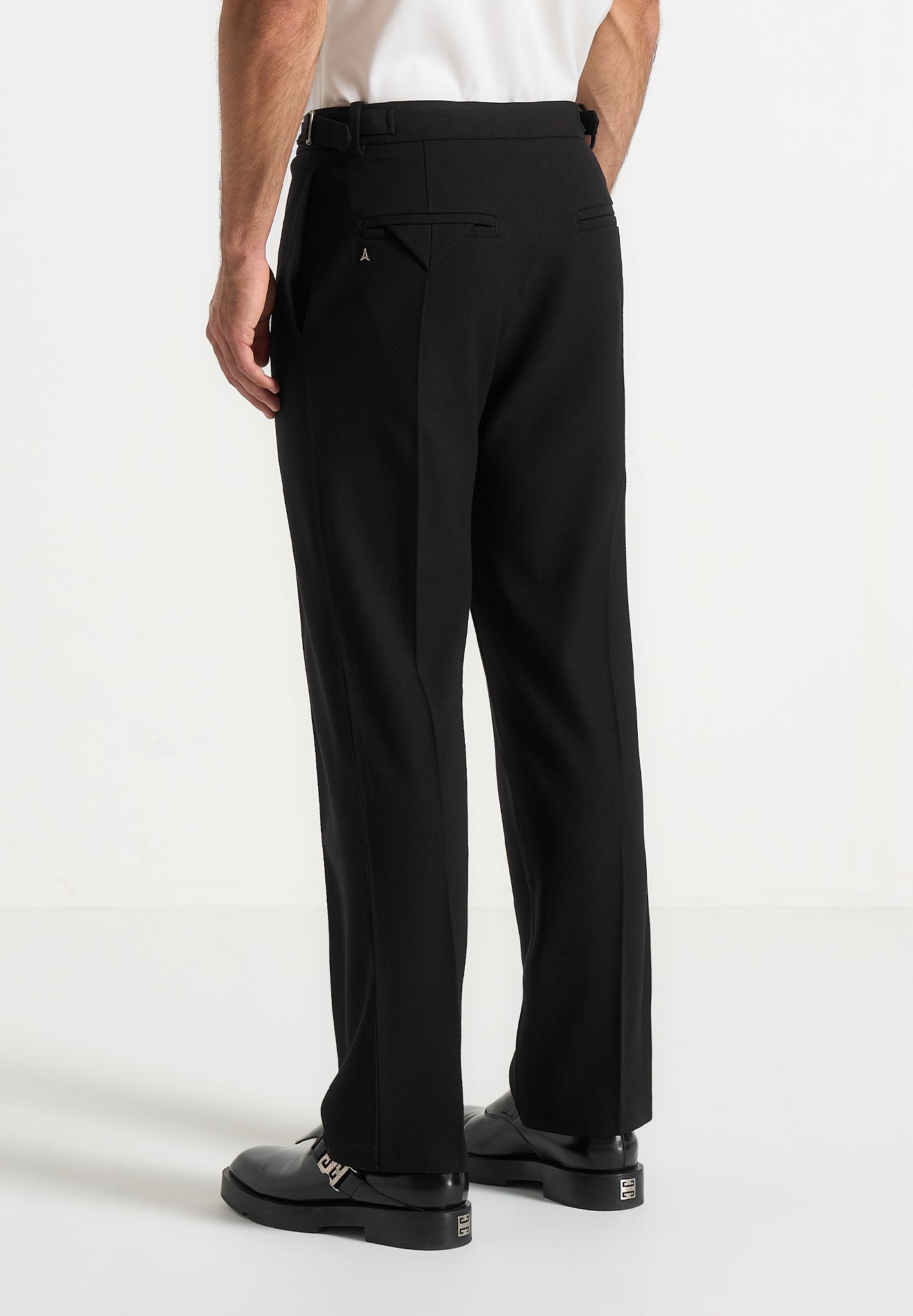 Joseph - Regular Fit Tailored Trousers - Black