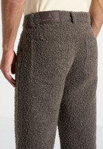 Arnault - Boucle Pleated Jeans - Brown