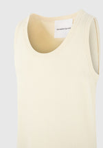 Justin - Ribbed Cotton Vest - Cream