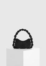 somme-suede-handbag-black-silver