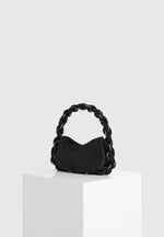 somme-suede-handbag-black-silver