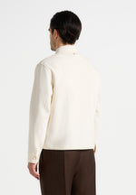 Benoit - Twill Pocket Cropped Shirt - Cream