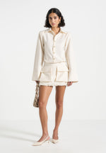 cargo-shirt-mini-dress-cream
