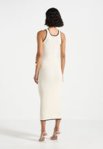 rib-knit-contrast-midaxi-dress-cream-black