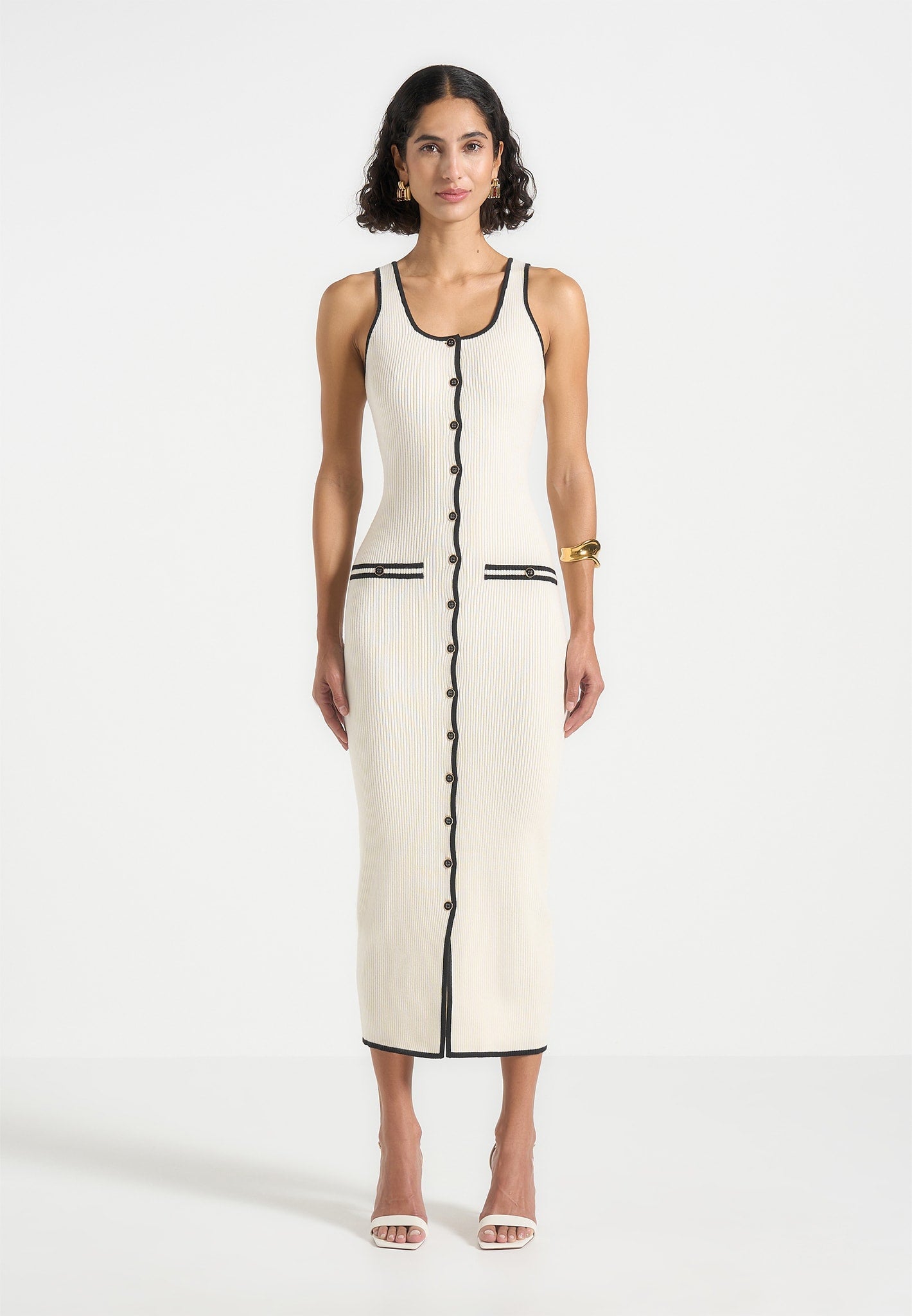 rib-knit-contrast-midaxi-dress-cream-black