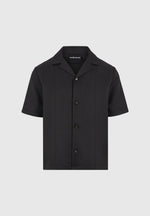 Felix - Tailored Shirt With Crease - Black
