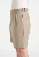twin-pleat-tailored-shorts-beige