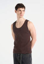 ribbed-cotton-vest-dark-brown