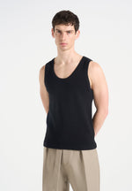 ribbed-cotton-vest-black