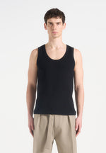 ribbed-cotton-vest-black