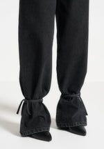baggy-mid-rise-jeans-with-tie-waist-washed-black