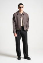 boxy-herringbone-wool-blend-jacket-brown