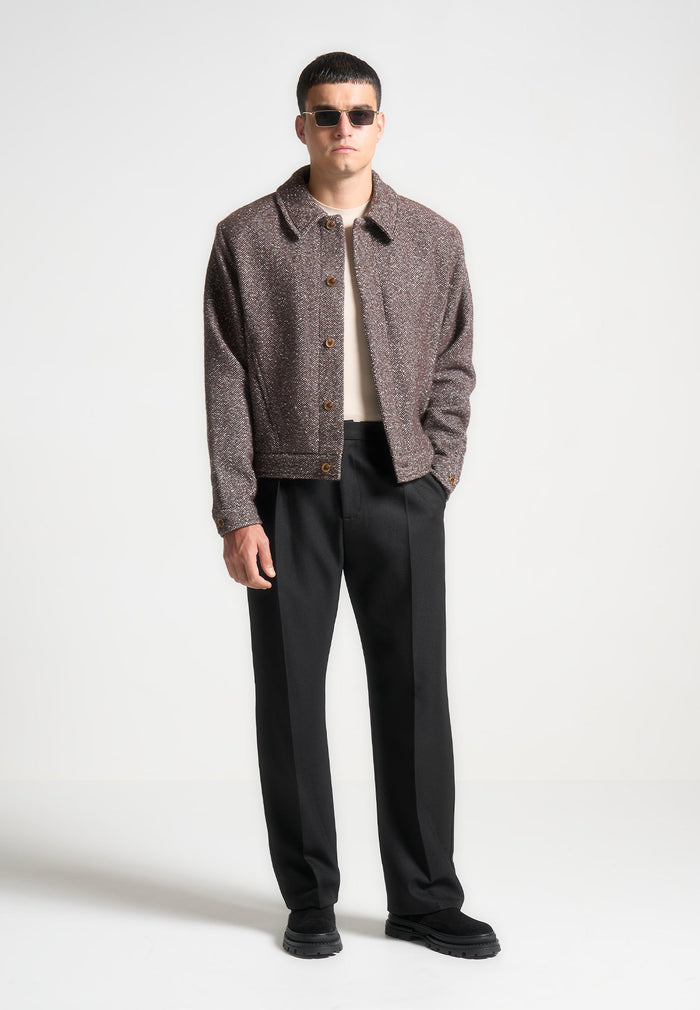 boxy-herringbone-wool-blend-jacket-brown