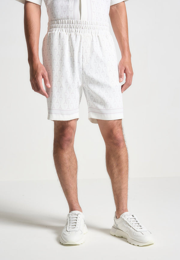 Eiffel Monogram Shorts - White