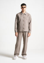 textured-tailored-long-sleeve-overshirt-taupe