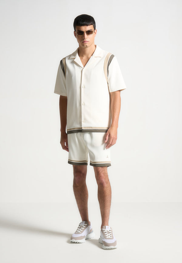 Varsity Revere Shirt - Cream