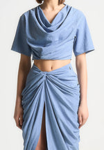 cowl-neck-drape-t-shirt-blue