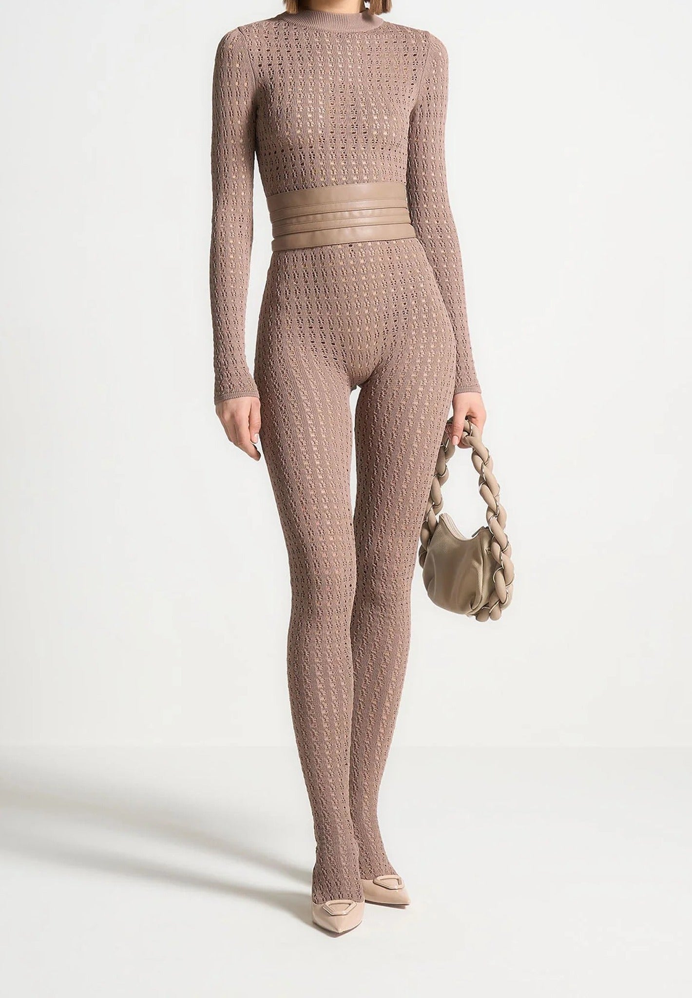 pointelle-knit-long-sleeve-jumpsuit-with-belt-taupe