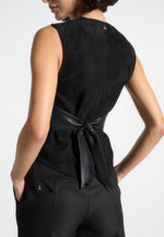 suede-cinch-waistcoat-black