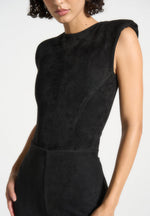 wide-shoulder-suede-bodysuit-black