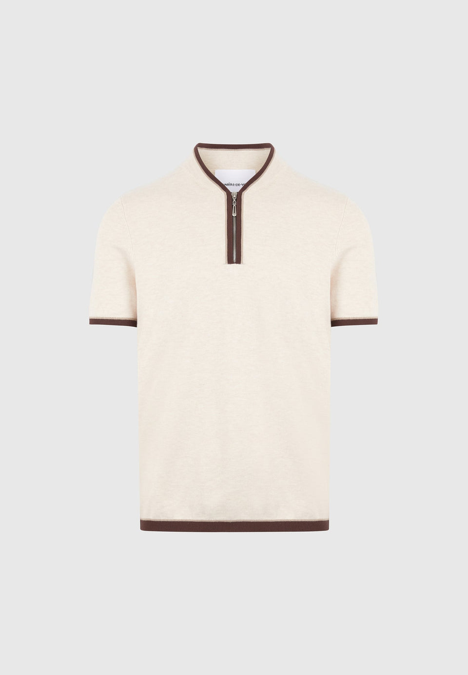 clement-crew-neck-zip-polo-shirt-cream