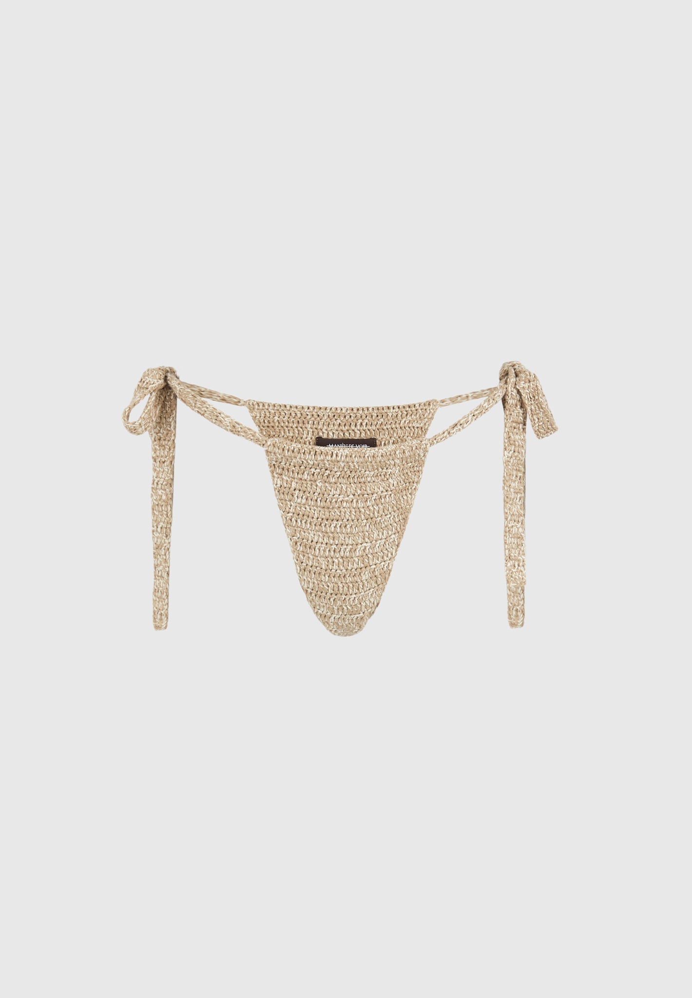 Valentine - Crochet Bikini Bottoms - Natural