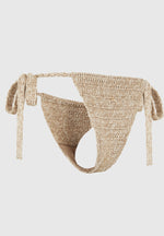 Valentine - Crochet Bikini Bottoms - Natural