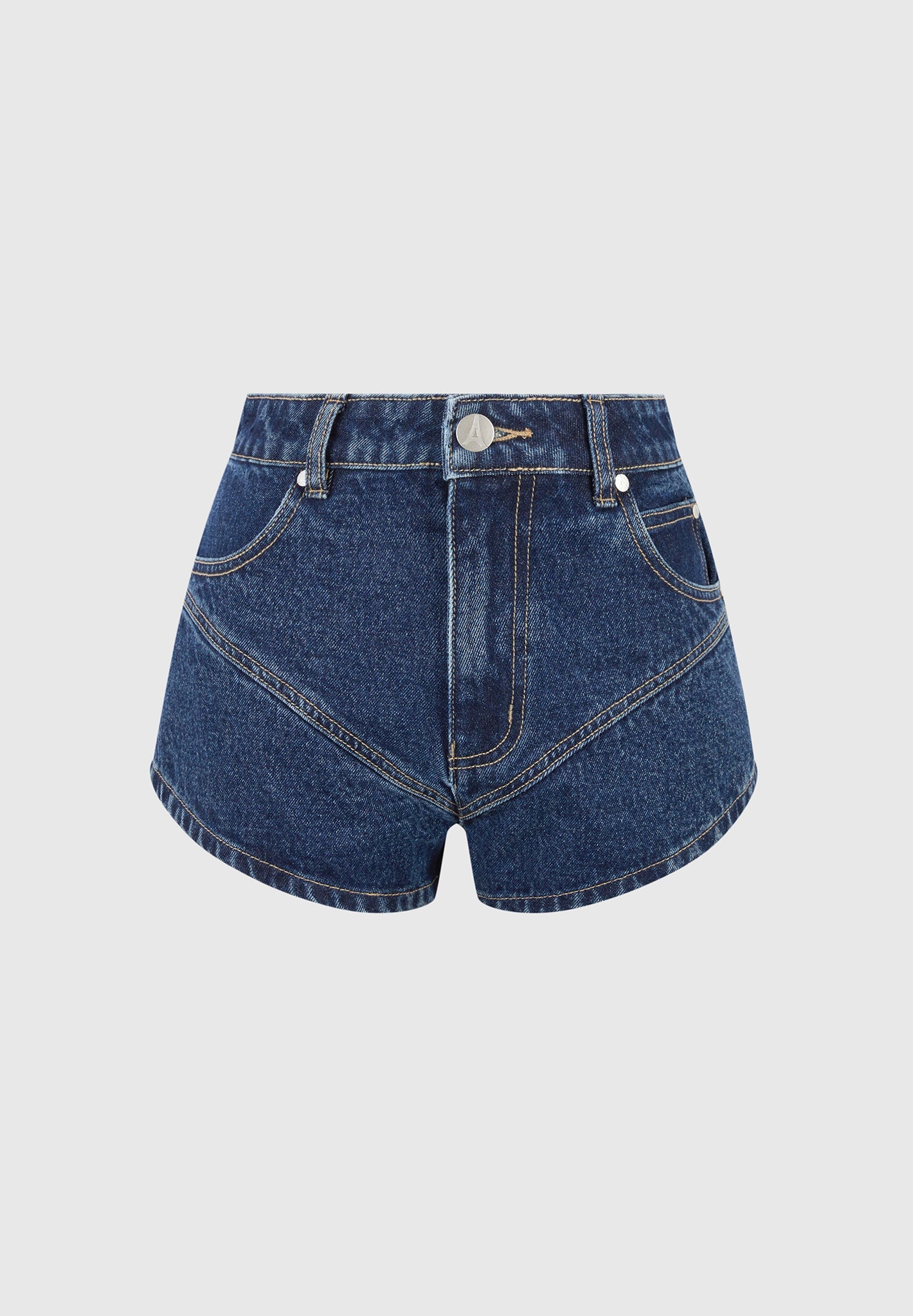 contour-denim-mini-shorts-indigo