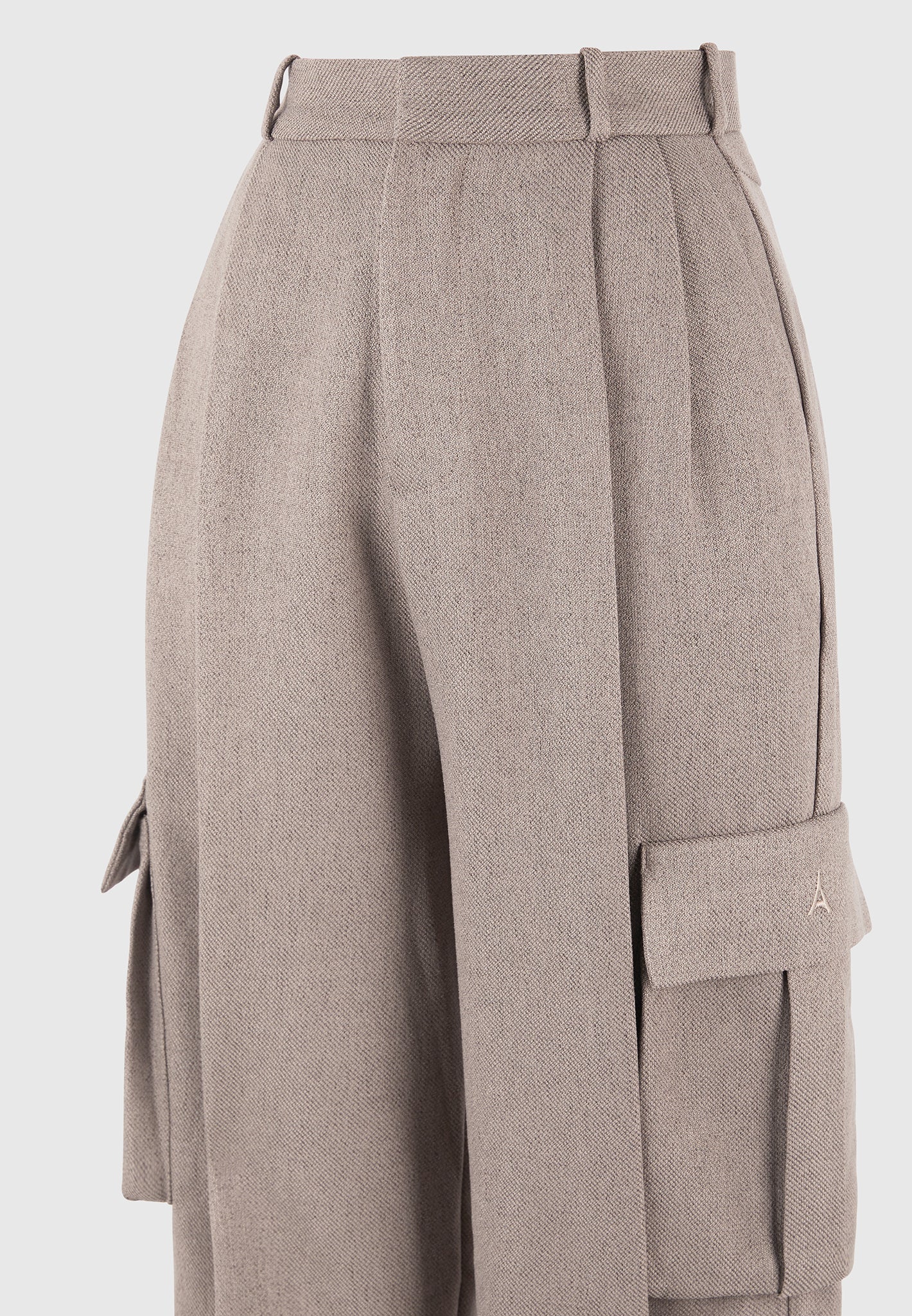 danielle-textured-tailored-pleated-cargo-trousers-taupe