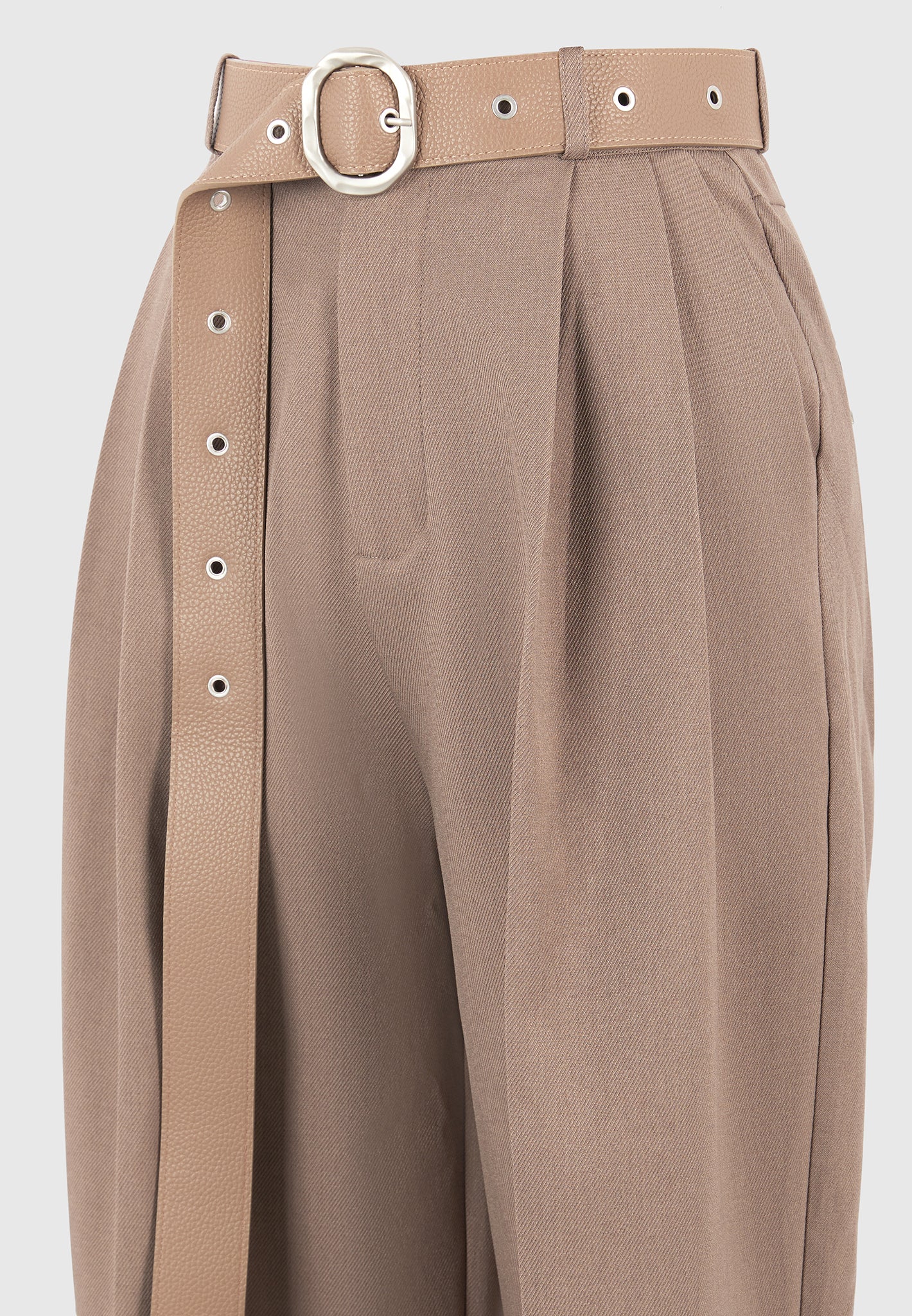 suzanne-tailored-trousers-with-oversized-belt-and-ankle-ties-taupe