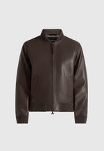 Arman - Leather Bomber Jacket - Brown
