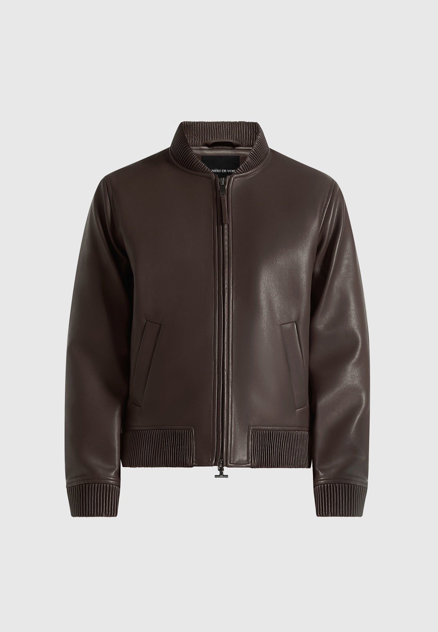 Arman - Leather Bomber Jacket - Brown