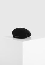 Amos - Wool Flat Cap - Black