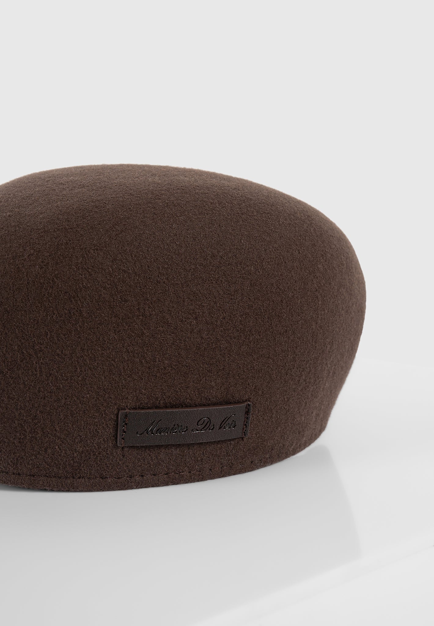 Amos - Wool Flat Cap - Brown