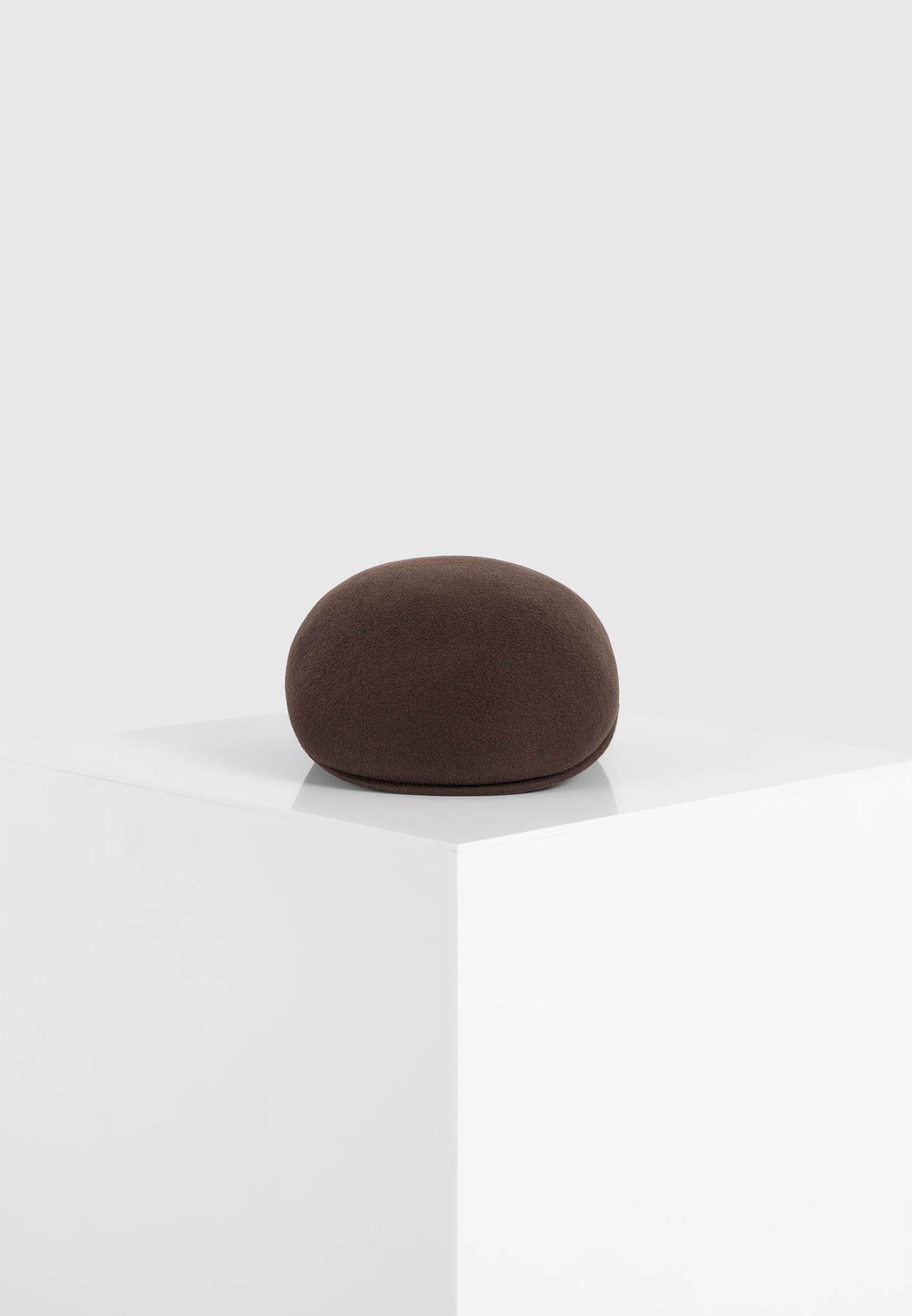 Amos - Wool Flat Cap - Brown
