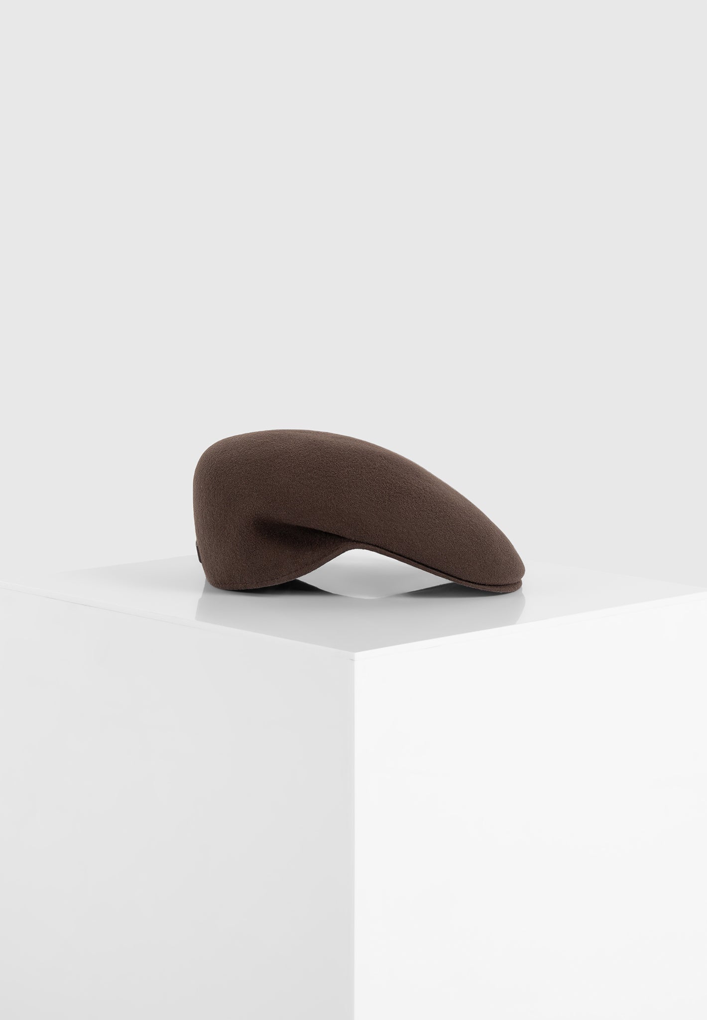 Amos - Wool Flat Cap - Brown