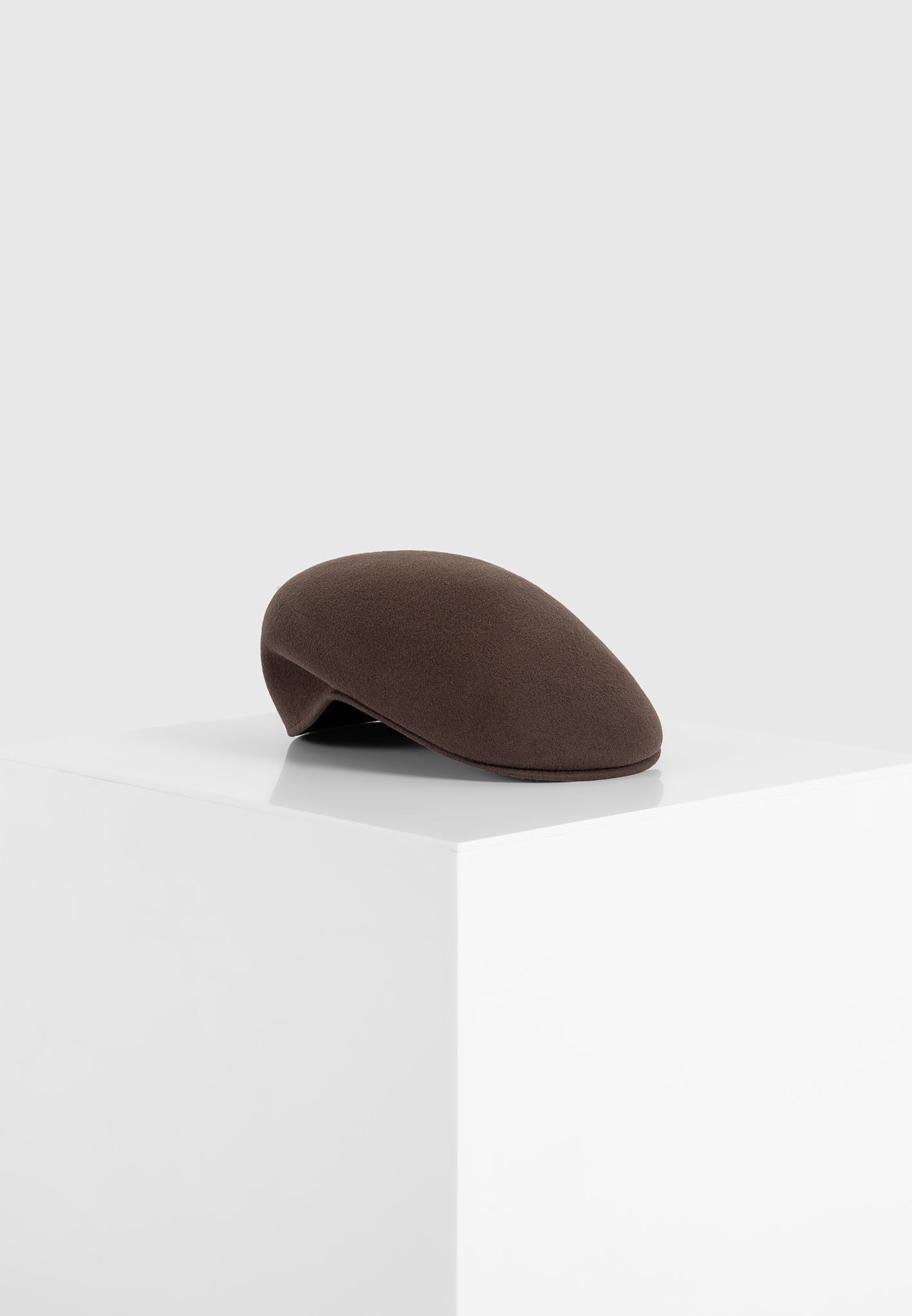 Amos - Wool Flat Cap - Brown
