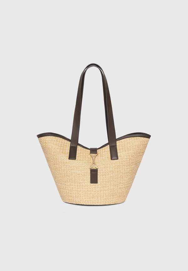 Emera - Raffia Tote Bag - Natural
