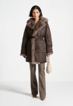 fur-longline-belted-coat-brown