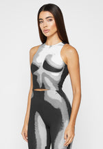 body-print-racer-top-white-grey