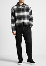 boxy-check-jacket-with-borg-collar-black-white