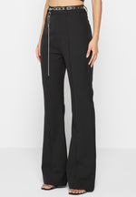 cut-out-flared-trousers-with-chain-belt-black