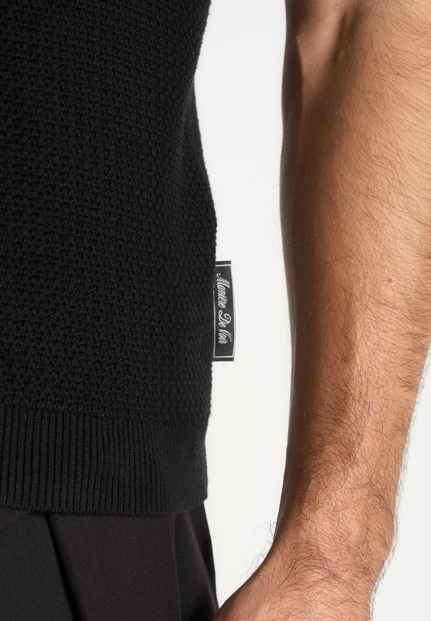 rowen-textured-knit-revere-polo-shirt-black