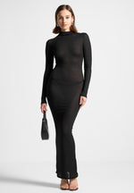 eternelle-mock-neck-sheer-midaxi-dress-black