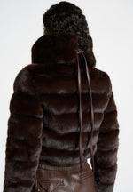 plush-ribbed-jacket-with-scarf-brown