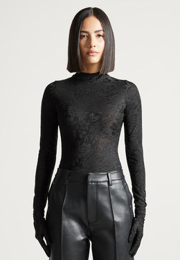 ivy-jacquard-bodysuit-with-gloves-black