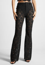 lace-fit-and-flare-trousers-black