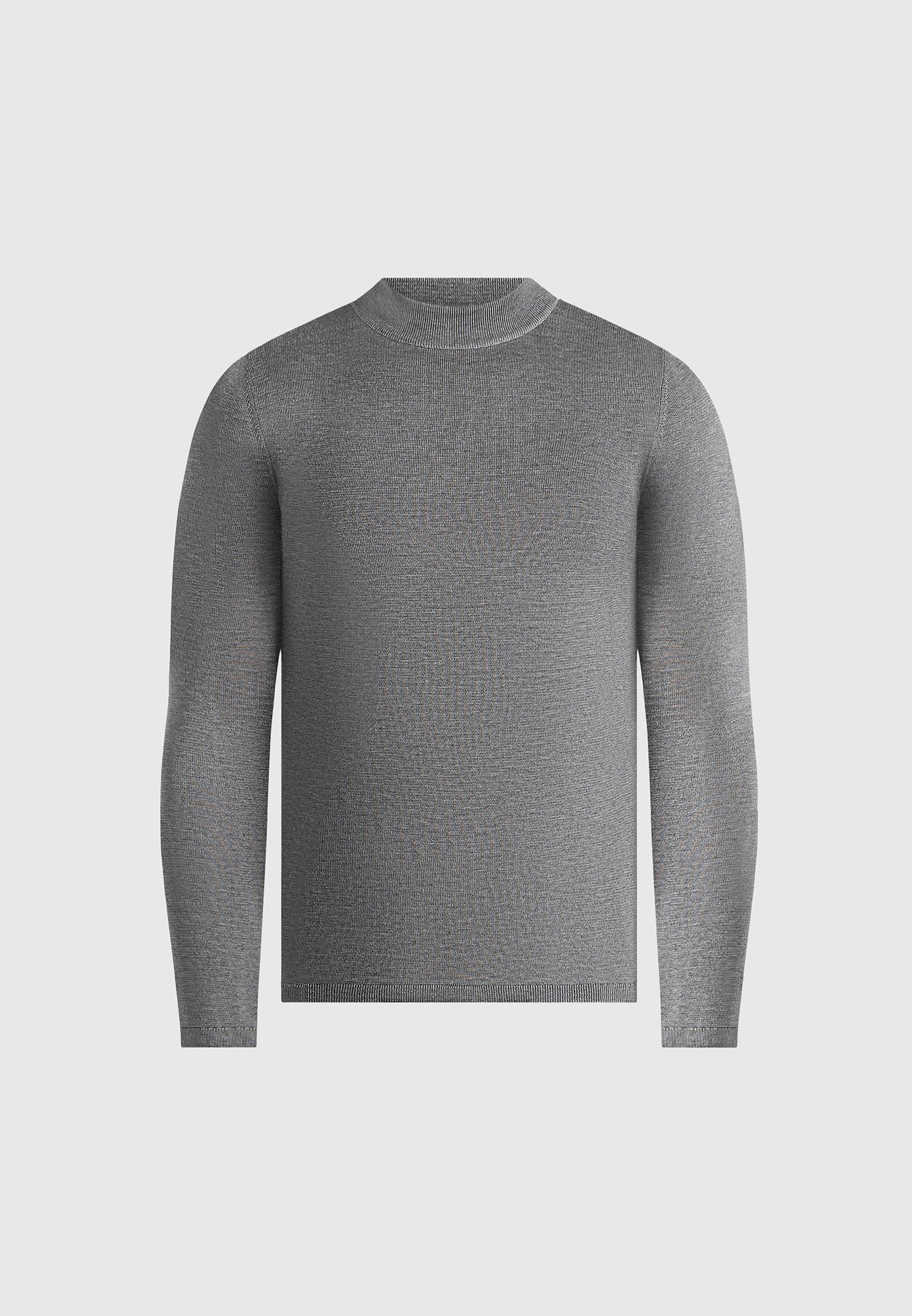 kw003-fitted-mock-neck-wool-blend-jumper-grey