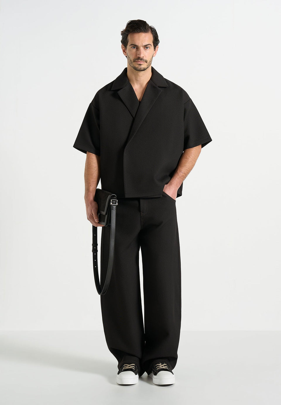 abel-boxy-twill-double-breasted-shirt-black