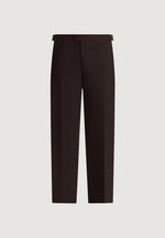 Hubert - Slim Fit Tailored Wool-Blend Pants - Brown